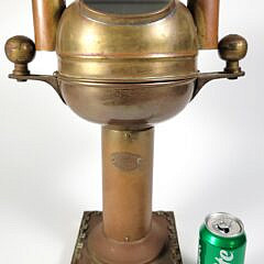 Antique Robinson Co. Brass Nautical Yacht Binnacle Compass