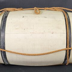 Vintage 1930s Hand Painted Jolly Roger Barrel