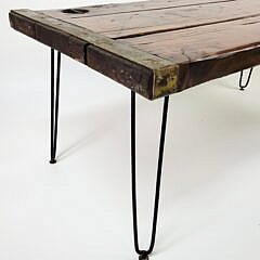 Vintage World War Two U.S. Navy Liberty Ship Hatch Cover Table