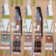 Fine Yeibichai Navajo Weaving by Darlene Yazzie