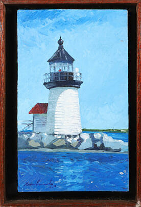 Miguel Hernandez Oil On Canvas "Brant Point"