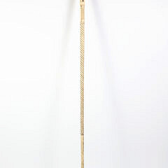 Whaler Made Turk’s Head Knob Grip Architectural Walking Stick, mid 19th Century
