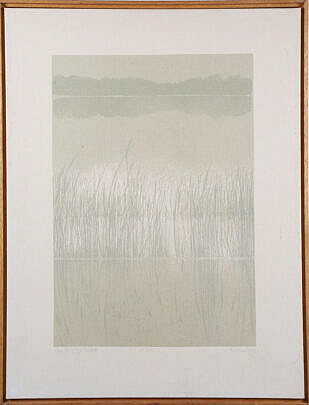 Robert Bushong Silkscreen Print "Long Pond Nantucket"