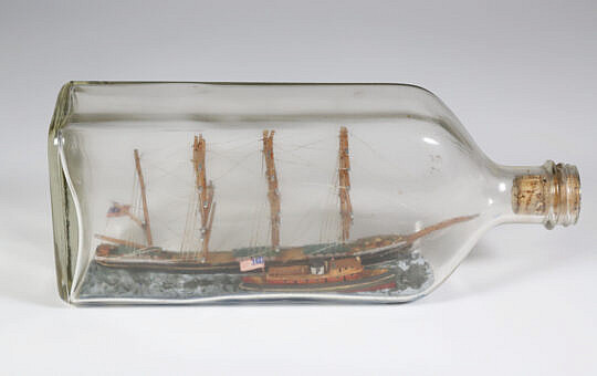 18-4975 Clipper Ship in a Bottle A 8083 JPG