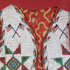 Native American Child’s Beaded Vest, Sioux, circa 1920s