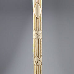 Whaler Made Gambler’s Walking Stick, mid 19th Century