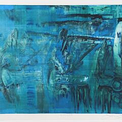 Pencil Signed Impressionist Lithograph