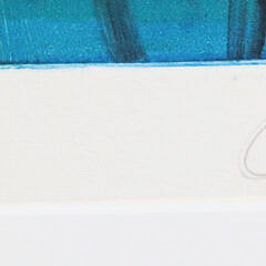 Pencil Signed Impressionist Lithograph