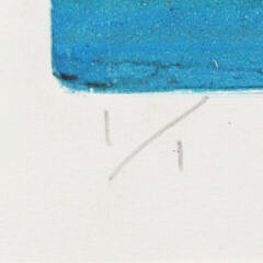 Pencil Signed Impressionist Lithograph