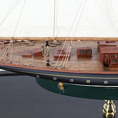 Cased Model of the 1903 3-Masted Schooner Yacht “Atlantic”