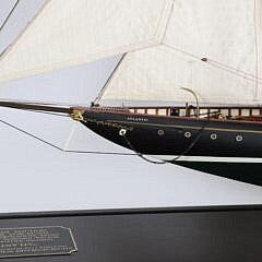 Cased Model of the 1903 3-Masted Schooner Yacht “Atlantic”