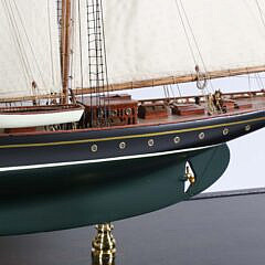 Cased Model of the 1903 3-Masted Schooner Yacht “Atlantic”