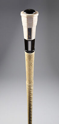 Whaler Made Capstan Knob Grip Walking Stick, mid 19th Century