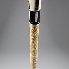 Whaler Made Capstan Knob Grip Walking Stick, mid 19th Century