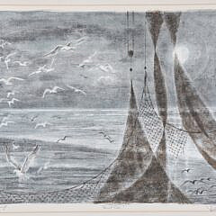 Georges Schreiber Artist Proof “Quiet Sea”