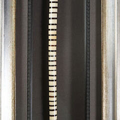 Fine Whaler Made Clenched Fist Walking Stick, circa 1850, in Custom Shadowbox Frame