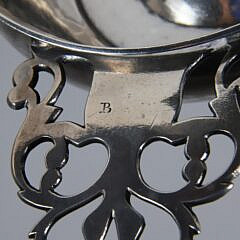 Nantucket Coin Silver Porringer Attributed to Benjamin Bunker, 18th / 19th  Century