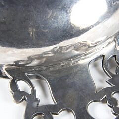 Nantucket Coin Silver Porringer Attributed to Benjamin Bunker, 18th / 19th  Century