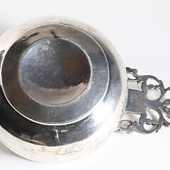 Nantucket Coin Silver Porringer Attributed to Benjamin Bunker, 18th / 19th  Century
