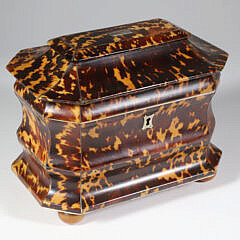 2-5526 British Regency Tortoise Tea Caddy A 8121_2 JPG