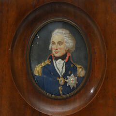 Miniature Portrait of Admiral Horatio Nelson, British, circa 1800s