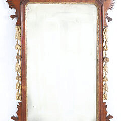 2-5551 Mahogany Chippendale Mirror A 8146 JPG