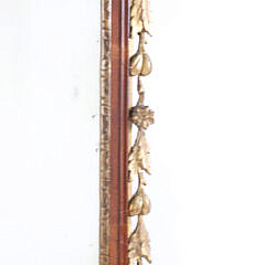 Chippendale Carved Mahogany Parcel Gilt Mirror, 18th Century