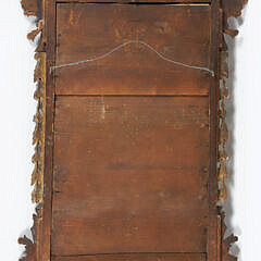 Chippendale Carved Mahogany Parcel Gilt Mirror, 18th Century
