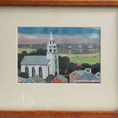 Richard de Menocal Watercolor On Paper, Titled "7"