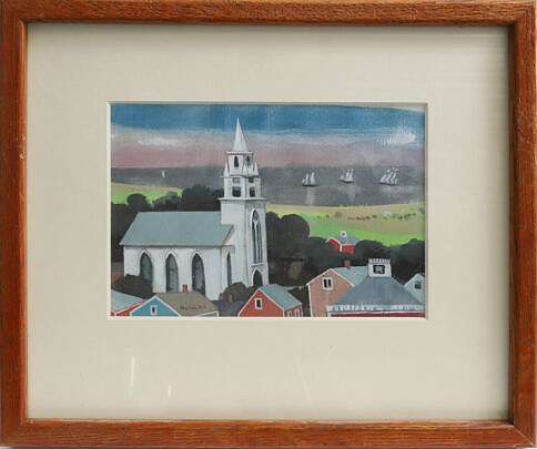 Richard de Menocal Watercolor On Paper, Titled "7"
