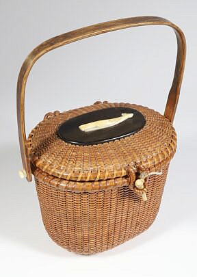 Sherwin Boyer Nantucket Friendship Basket, 20th Century