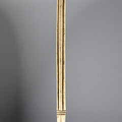 Whaler Made Turks Head Knot Grip Walking Stick, 19th Century