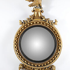20-4936 Regency Gilt Convex Mirror A