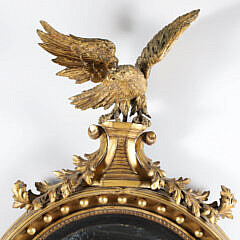 Regency Gilt Convex Mirror, early 19th Century