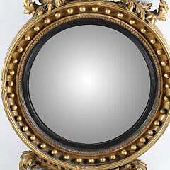 Regency Gilt Convex Mirror, early 19th Century