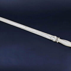 Exceptionally Rare Scrimshaw Night Stick, circa 1850