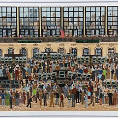 Jane Wooster Scott Limited Edition Lithograph “Wall Street”