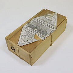 Antique Box of French Whale Oil Soap By Guerlain, 19th Century