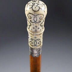 French Pique Walking Stick, circa 1697