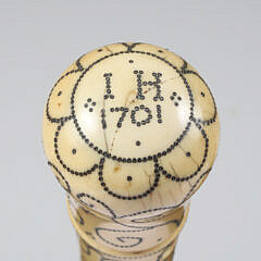French Pique Walking Stick, circa 1701