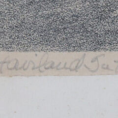 Ruth Havilland Sutton Black and White Lithograph Titled “South Tower”