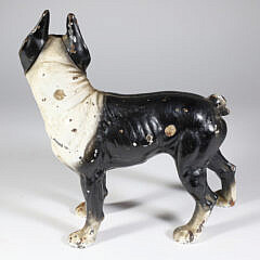 Cast Iron Boston Terrier Doorstop