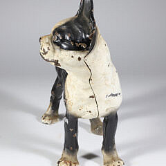 Cast Iron Boston Terrier Doorstop