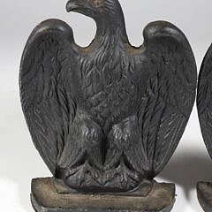 Cast Iron American Eagle Bookends