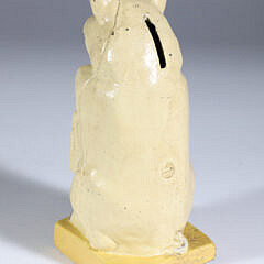 Cast Iron Painted “Thrifty Pig” Still Bank