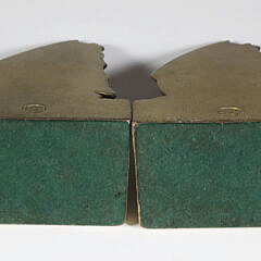 Brass Clipper Ship Bookends