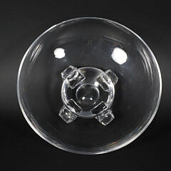 Signed Steuben Clear Glass Footed Bowl