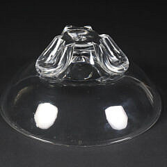 Signed Steuben Clear Glass Floret Bowl