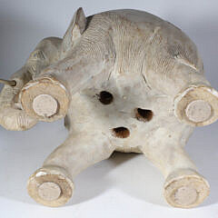 Carved Elephant Garden Stool – Side Table