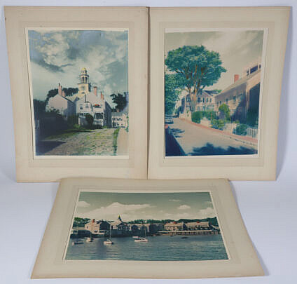 Three James Barker Vintage Nantucket Photos